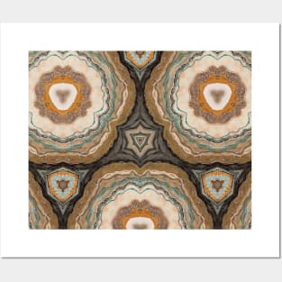 Bronze Geode Posters and Art